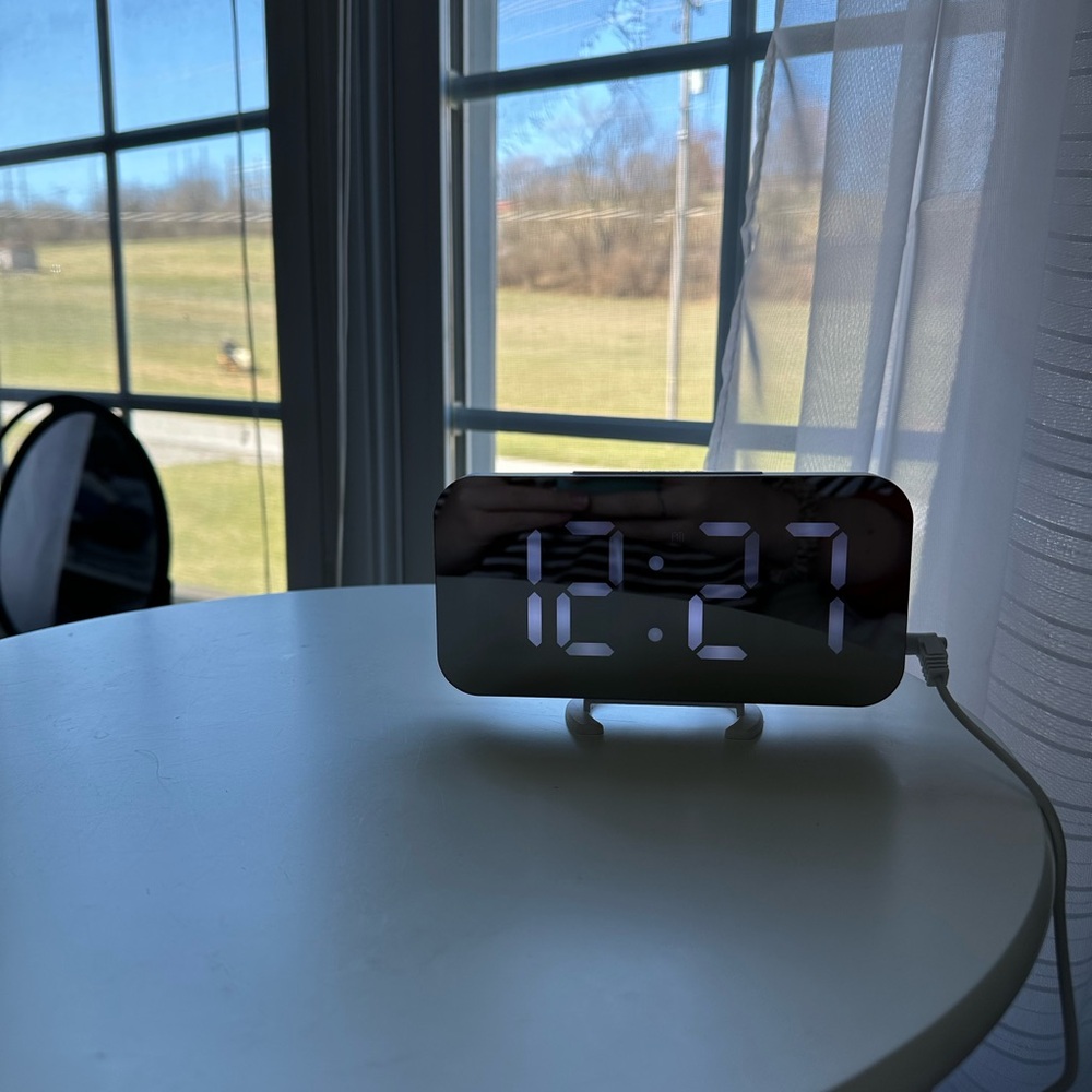 Sleek Digital Alarm Clock